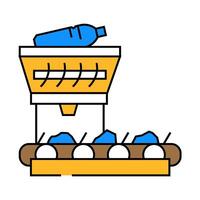 organic waste sorting icon color illustration vector