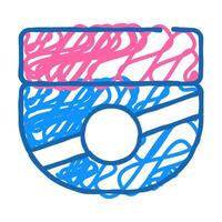 cream container icon doodle illustration vector