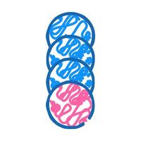 cotton pads icon doodle illustration vector