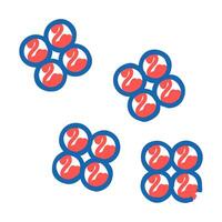 staphylococcus aureus icon doodle illustration vector