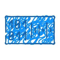 voice binary code icon doodle illustration vector