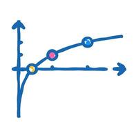 functions and graphics lesson icon doodle illustration vector