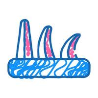 zeger cone, pyroscope icon doodle illustration vector