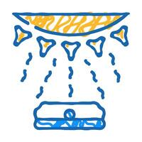 light sensor icon doodle illustration vector