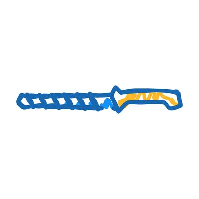 sharpener for knives icon doodle illustration