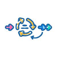 rapid application development software icon doodle illustration vector