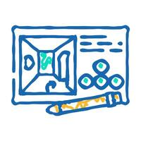 concept design game development icon doodle illustration vector