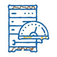 performance tuning database icon doodle illustration vector