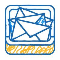 skeuomorphism ux ui design icon doodle illustration vector