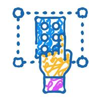accessibility ux ui design icon doodle illustration vector