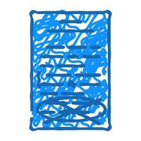 proofreading text technical writer icon doodle illustration vector