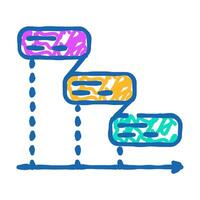 context switching time management icon doodle illustration vector