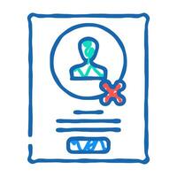 guerrilla testing ux ui design icon doodle illustration vector