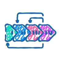 user centered design ucd icon doodle illustration vector