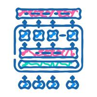 bert bidirectional encoder representations transformers icon doodle illustration vector
