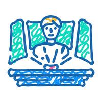 tech conventions enthusiast icon doodle illustration vector