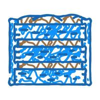 composting waste sorting icon doodle illustration vector