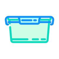 container plastic package color icon illustration vector