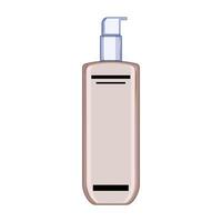 refreshing face toner cartoon illustration vector