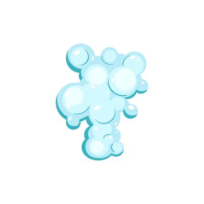 rinse shampoo foam cartoon illustration