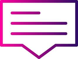 Comment Line Gradient vector