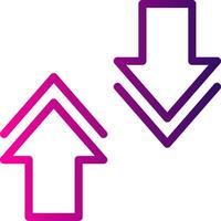 Collapse Line Gradient vector