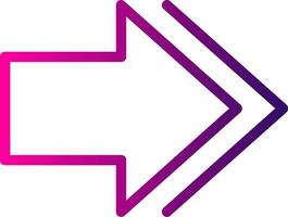 Next Line Gradient vector