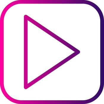 pausa línea degradado vector