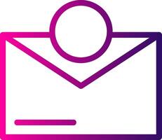 Notification Dot Line Gradient vector