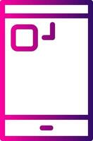 Notification Light Line Gradient vector