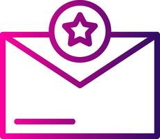 Star Line Gradient vector