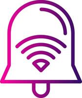 Wi-Fi Signal Line Gradient vector