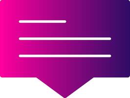 Comment Glyph Gradient vector