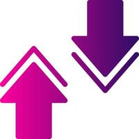 Collapse Glyph Gradient vector