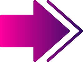 Next Glyph Gradient vector