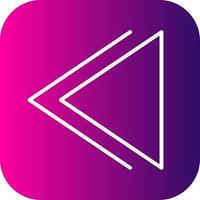 Backward Glyph Gradient vector