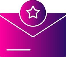 Star Glyph Gradient vector