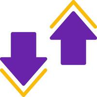 Expand Glyph Two Color vector