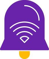 Wi-Fi Signal Glyph Two Color vector