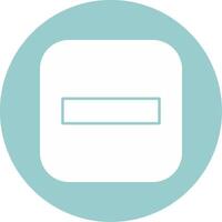 Stop Glyph Circle vector