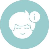 Information Glyph Circle Glyph Circle vector