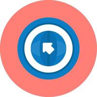 Sign Up Flat Multi Color vector