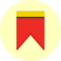 Favorite Flat Multi Color vector