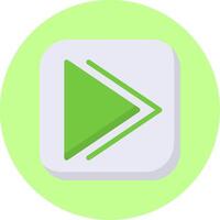Forward Flat Multi Color vector