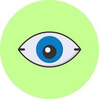 View Flat Multi Color vector
