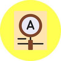 Magnification Flat Multi Color vector
