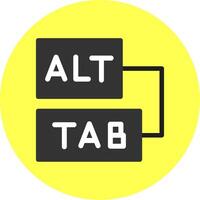 Keyboard shortcuts Flat Multi Color vector