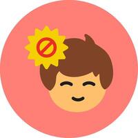 Cognitive impairment Flat Multi Color vector