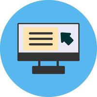 Screen reader Flat Multi Color vector