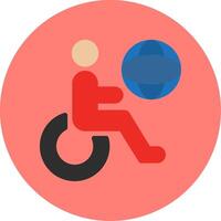 Accessibility Flat Multi Color vector
